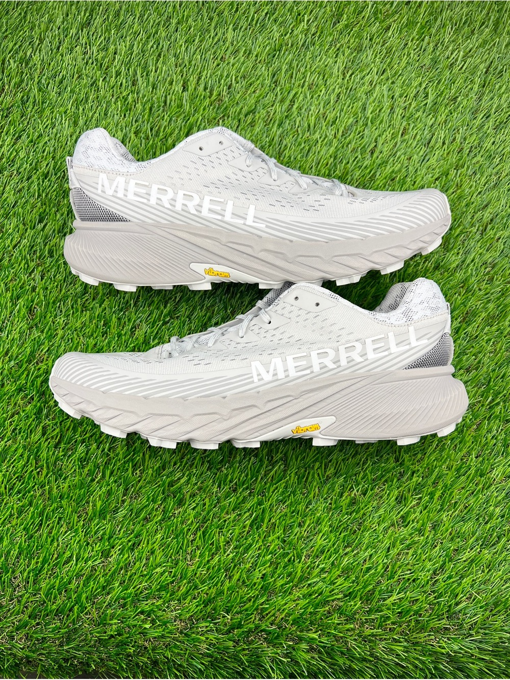 Merrell Agility Peak 5 Men’s Hiking Trail Running Shoes Sneakers Grey - 13